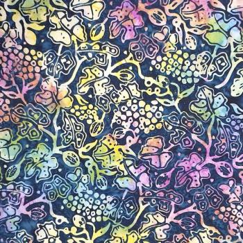 Preview: BEAUTIFUL - Heliotrope - Batikstoff aus Indonesien